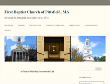 Tablet Screenshot of fbcpittsfield.org